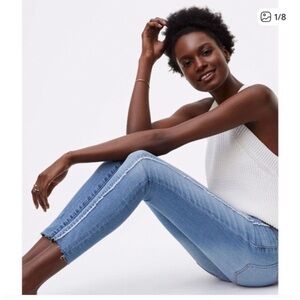 LOFT Front Seam Modern Skinny Jeans